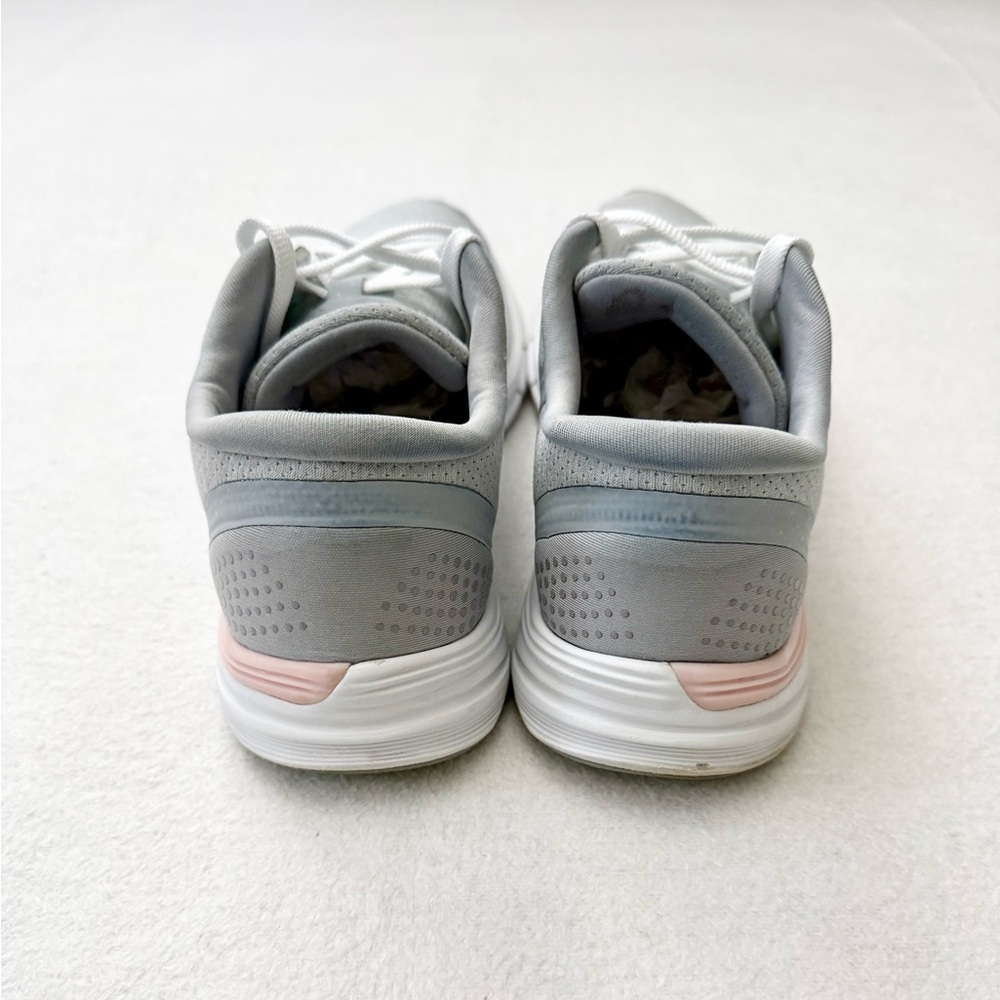 New Balance Gray and Pink Cross Training Sneakers - Picture 7 of 10